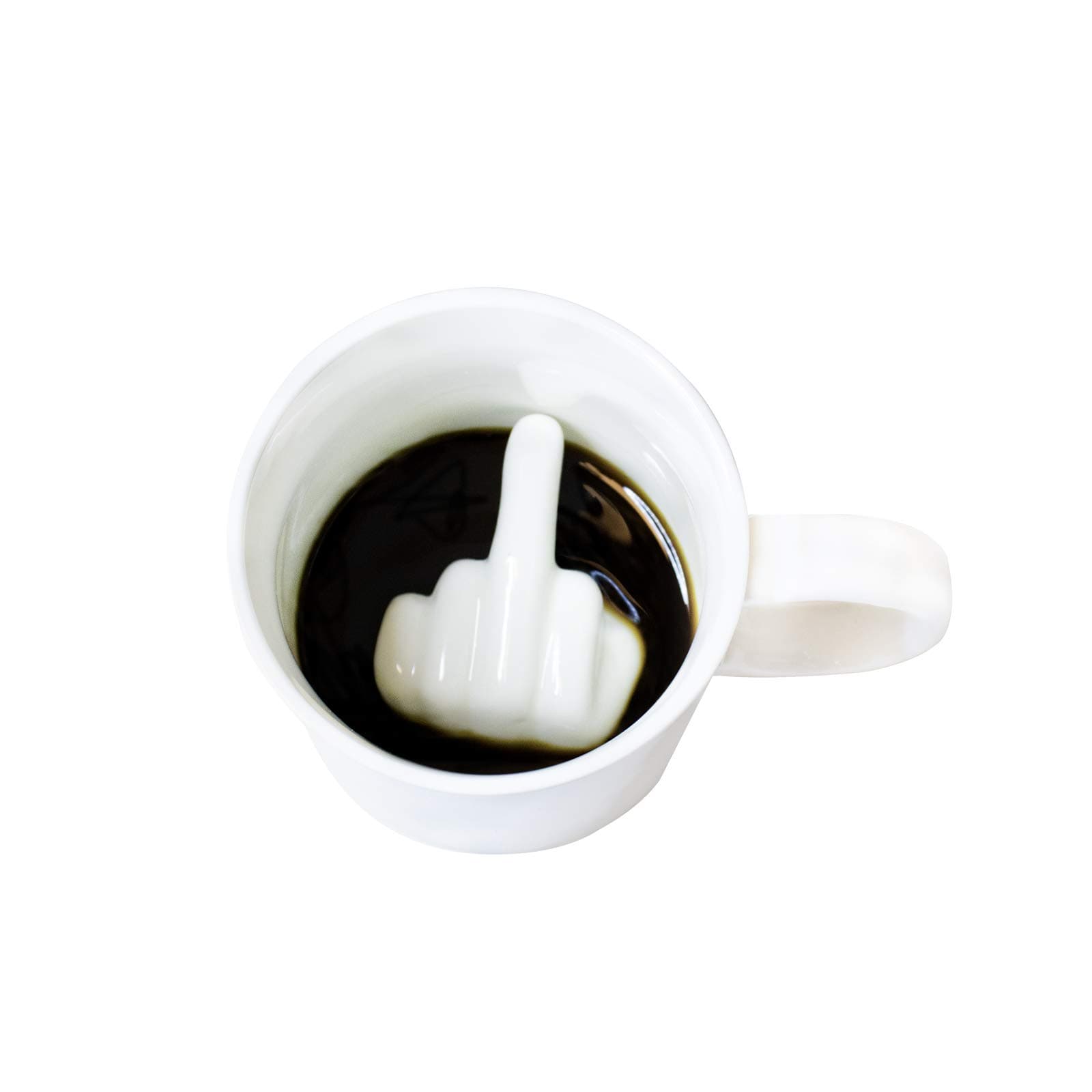 I-TOTAL® thé/café tasse céramique avec dessins 3D intérieurs (MŒCREUX) idéale pour lematin 300 ml