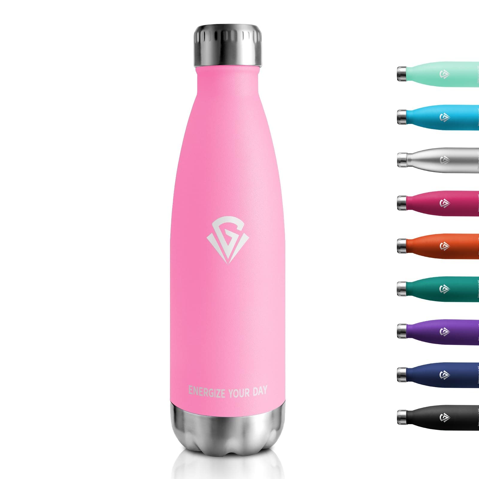 Bouteille Isotherme Inox 500ml pour Sport et École | Gourde Étanche et Durable | Anti BPA | Double Paroi | Bureau et Éco