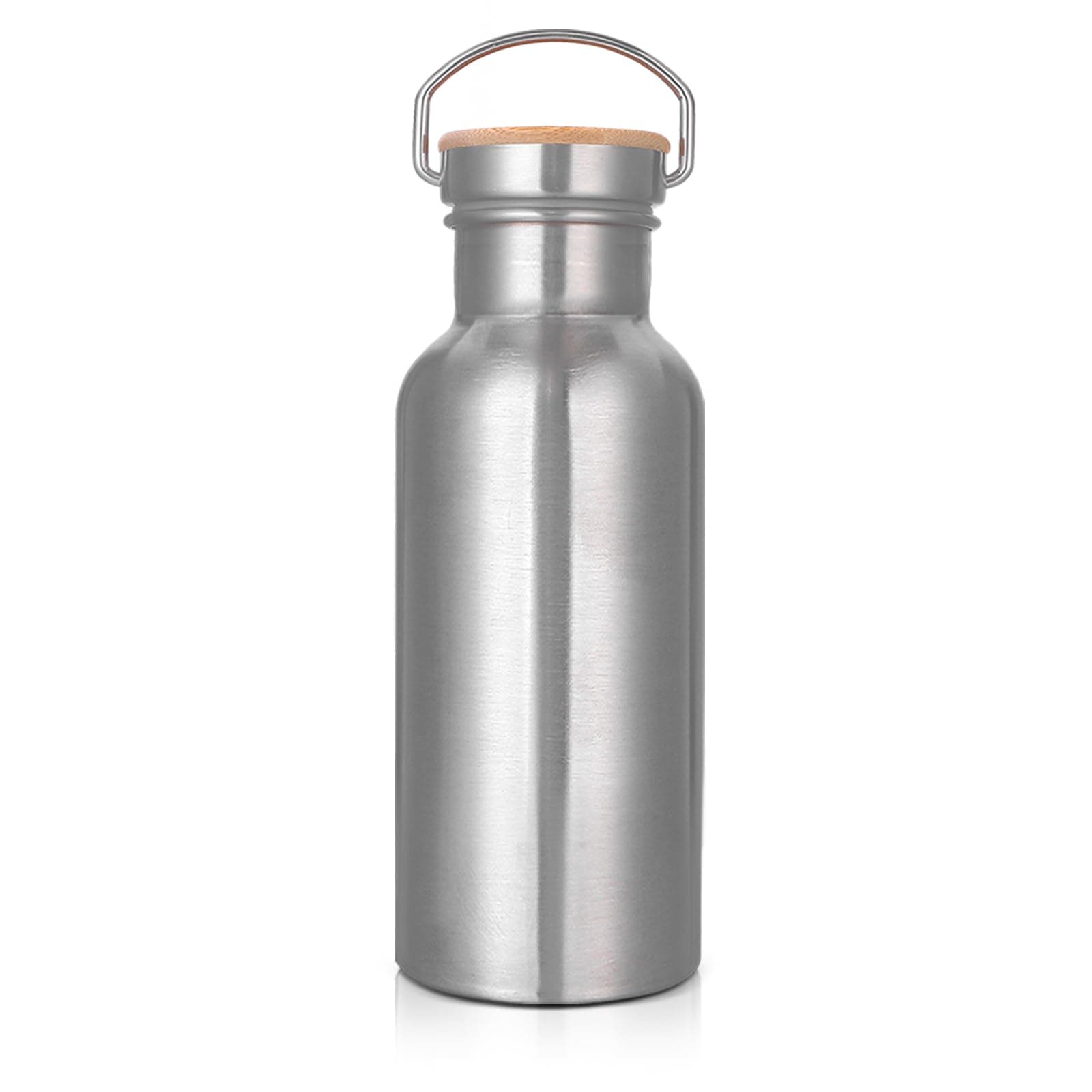 Gourde isotherme en Acier Inoxydable 500 ml Sans BPA Anti-fuite, Idéale pour Sport Fitness Bureau Extérieur, Bouteille D