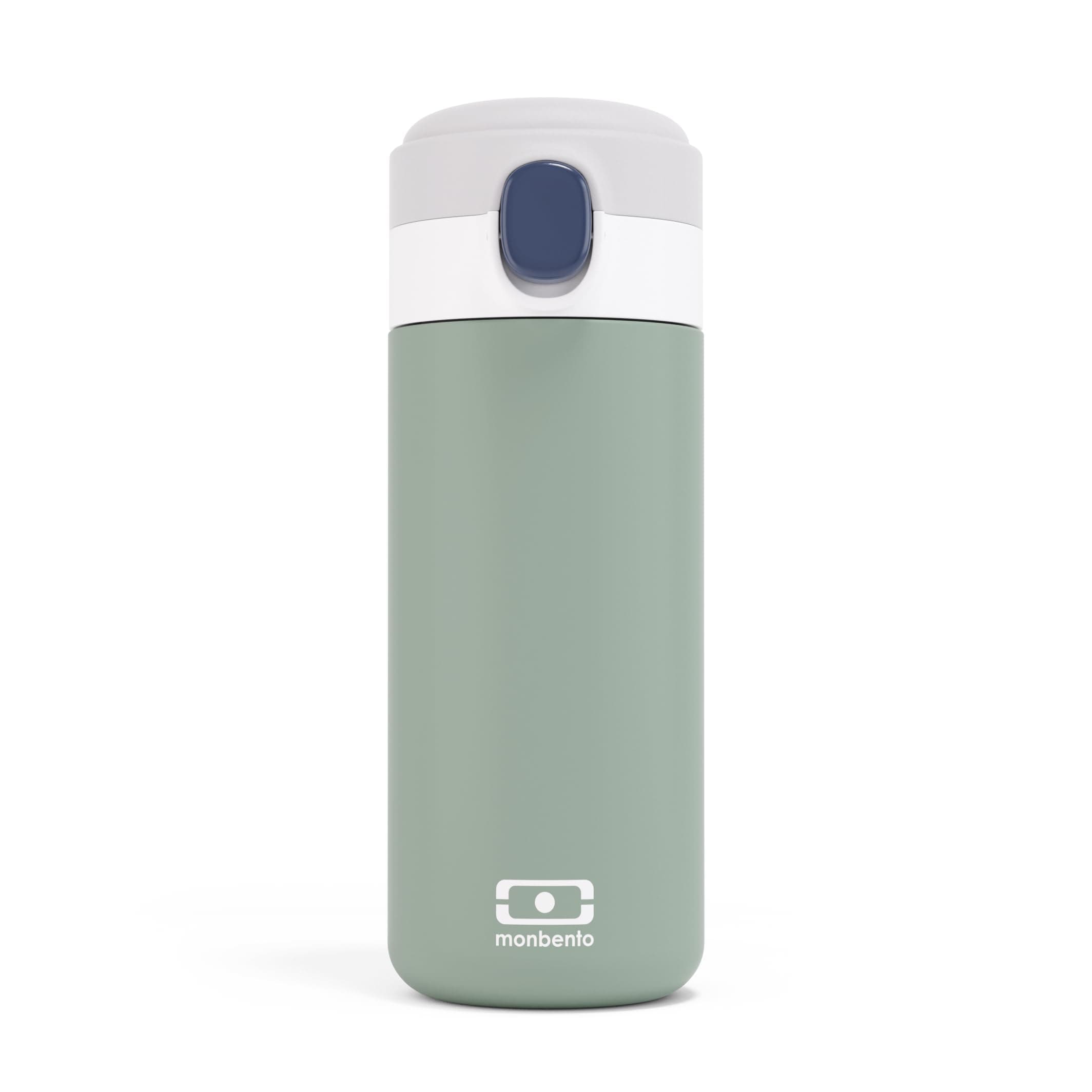 MONBENTO Gourde Isotherme - Garde au Chaud/Froid jusqu'à 12h - Petite Gourde Hermétique pour Enfant et Adulte - Vert
M