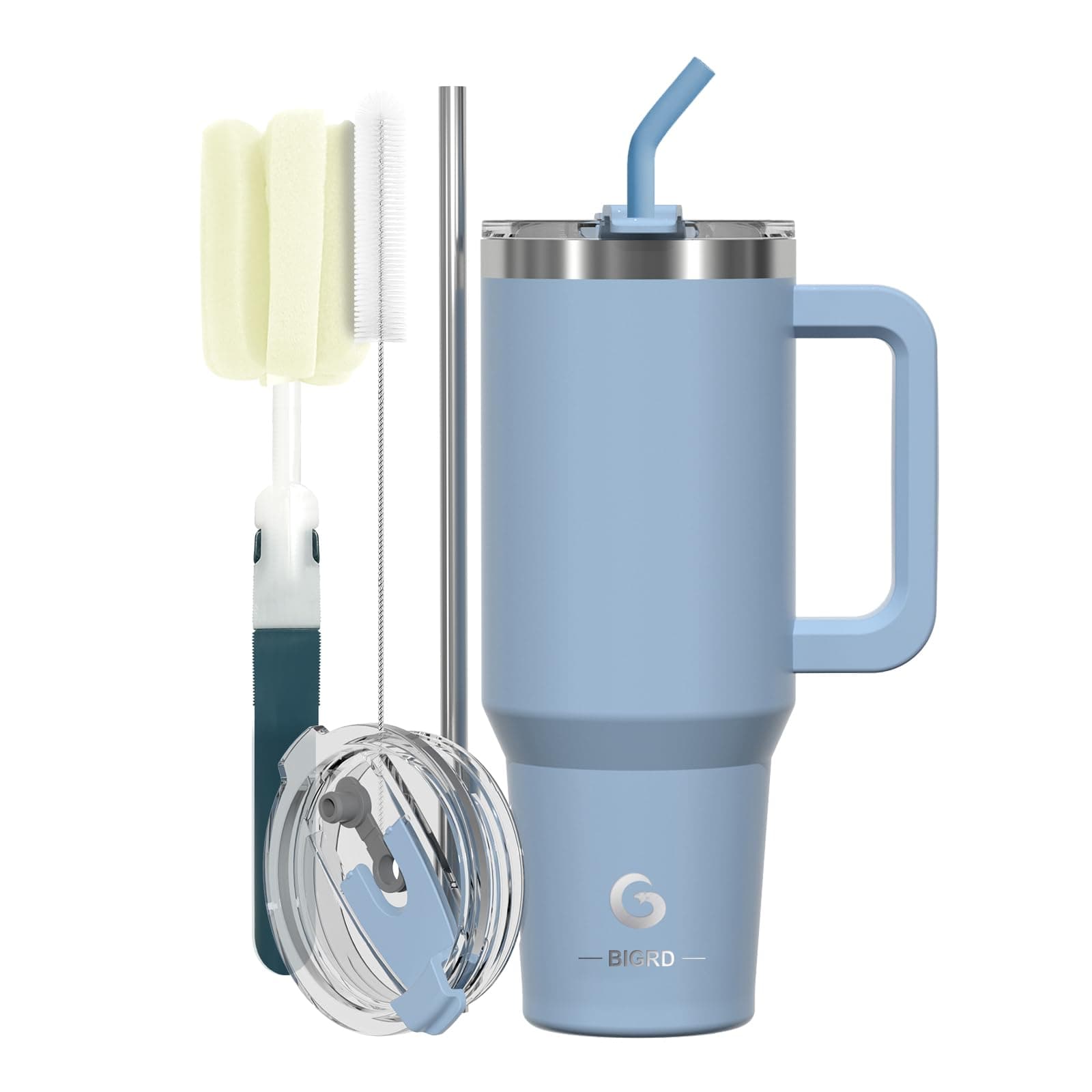 BIGRD Gourde Isotherme 1.2L (1180ml) Acier Inoxydable 304 Double Isolation Vide 100% Étanche pour Sport Randonnée Voyage
