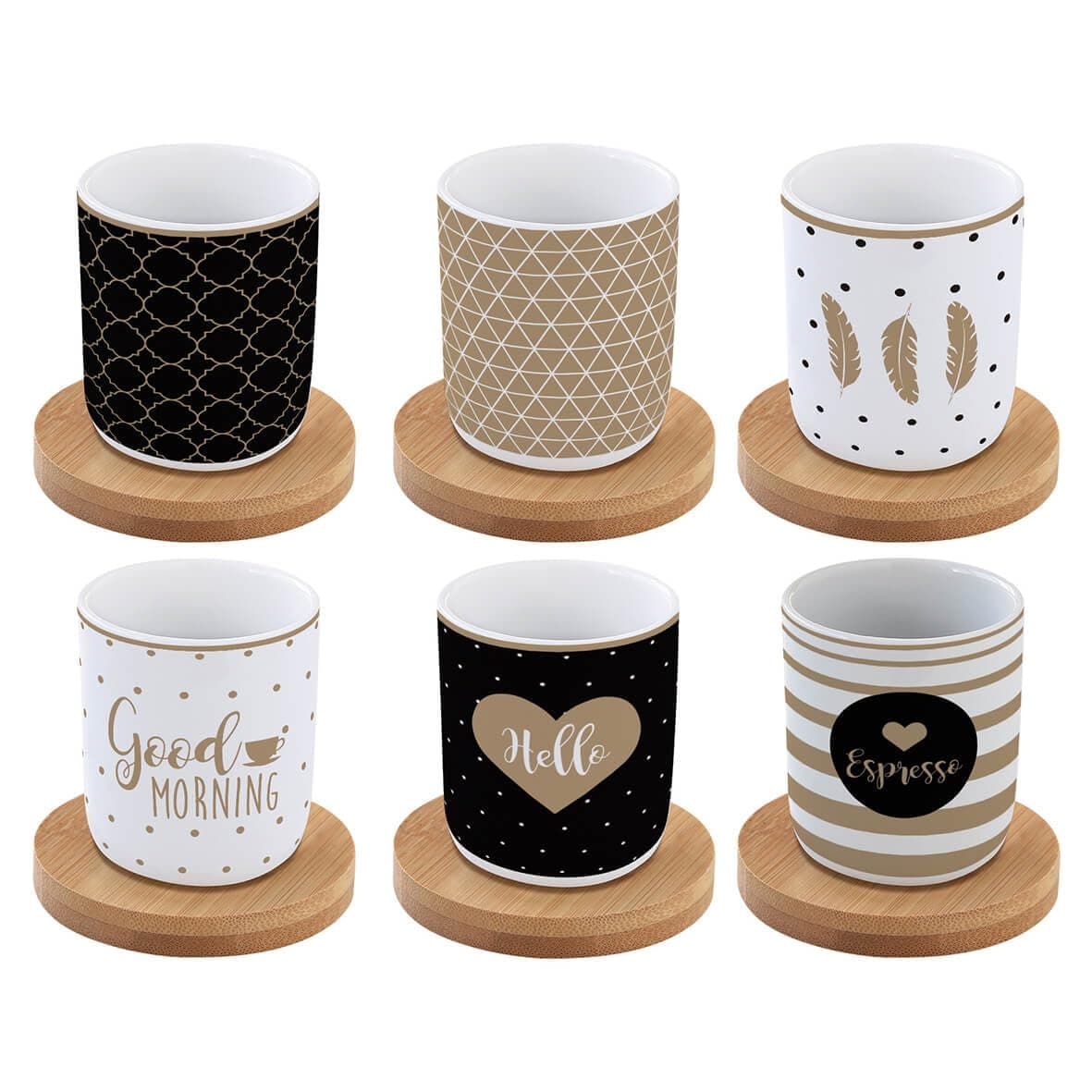 Easy Life tasse à café 127CMGM clair 110 ml pour maison usages quotidiens design élégant