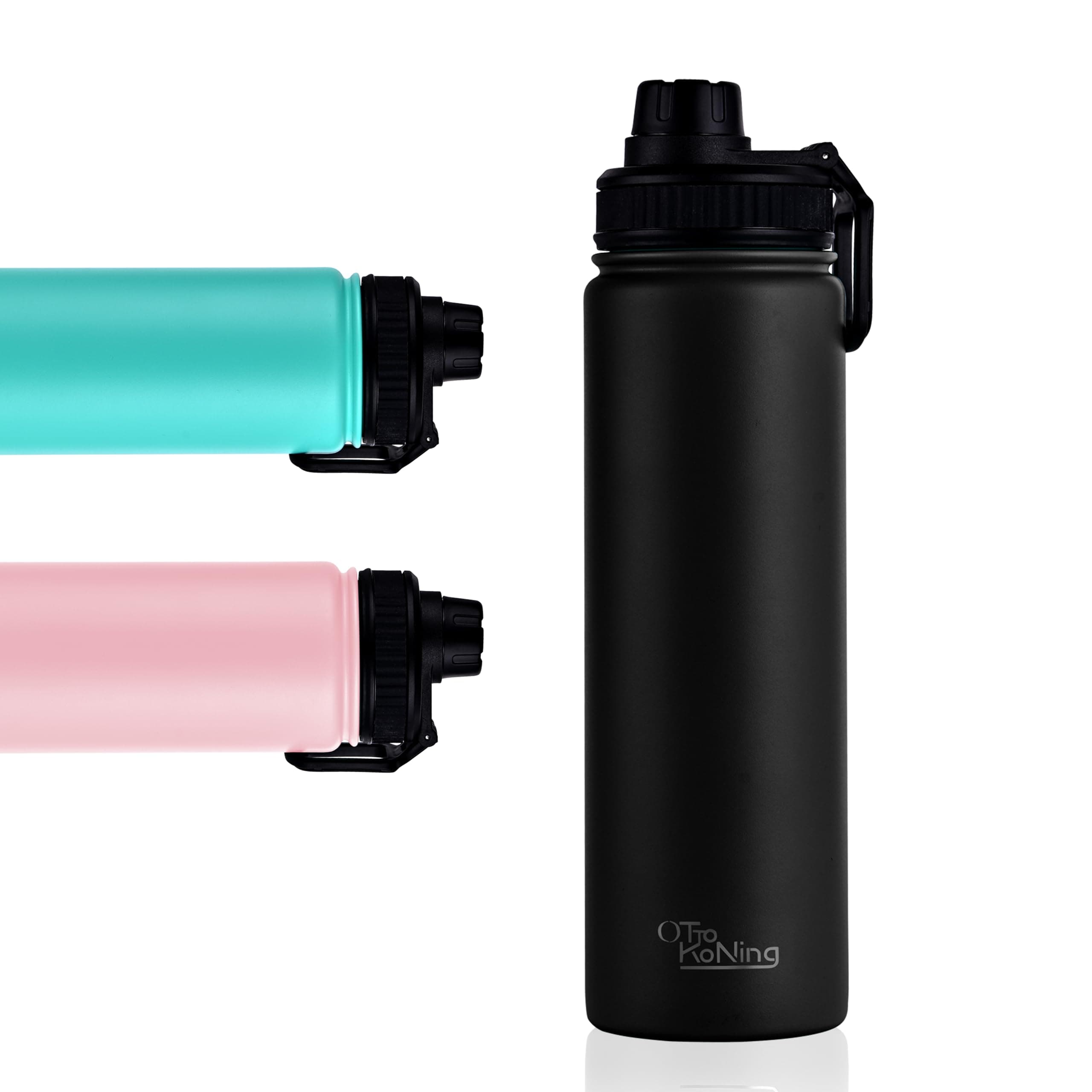 Gourde Isotherme 750 ml en Acier Inoxydable Double Paroi - Garde le Froid 16h & le Chaud 10h, Anti-fuite Sans BPA pour l