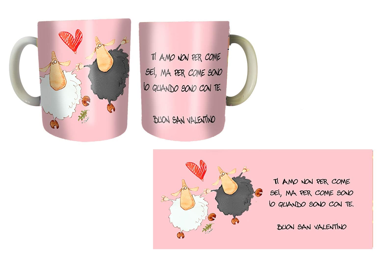 Paolo Chiari Tasse Saint-Valentin Femmes Occasions Spéciales Design Élégant