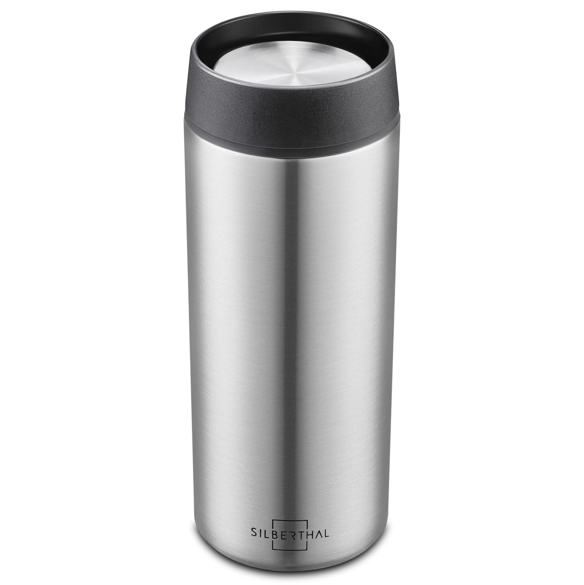 SILBERTHAL Thermos Cafétéria 350ml - 6h Chaud/12h Froid - Acier Inoxydable Anti-fuite