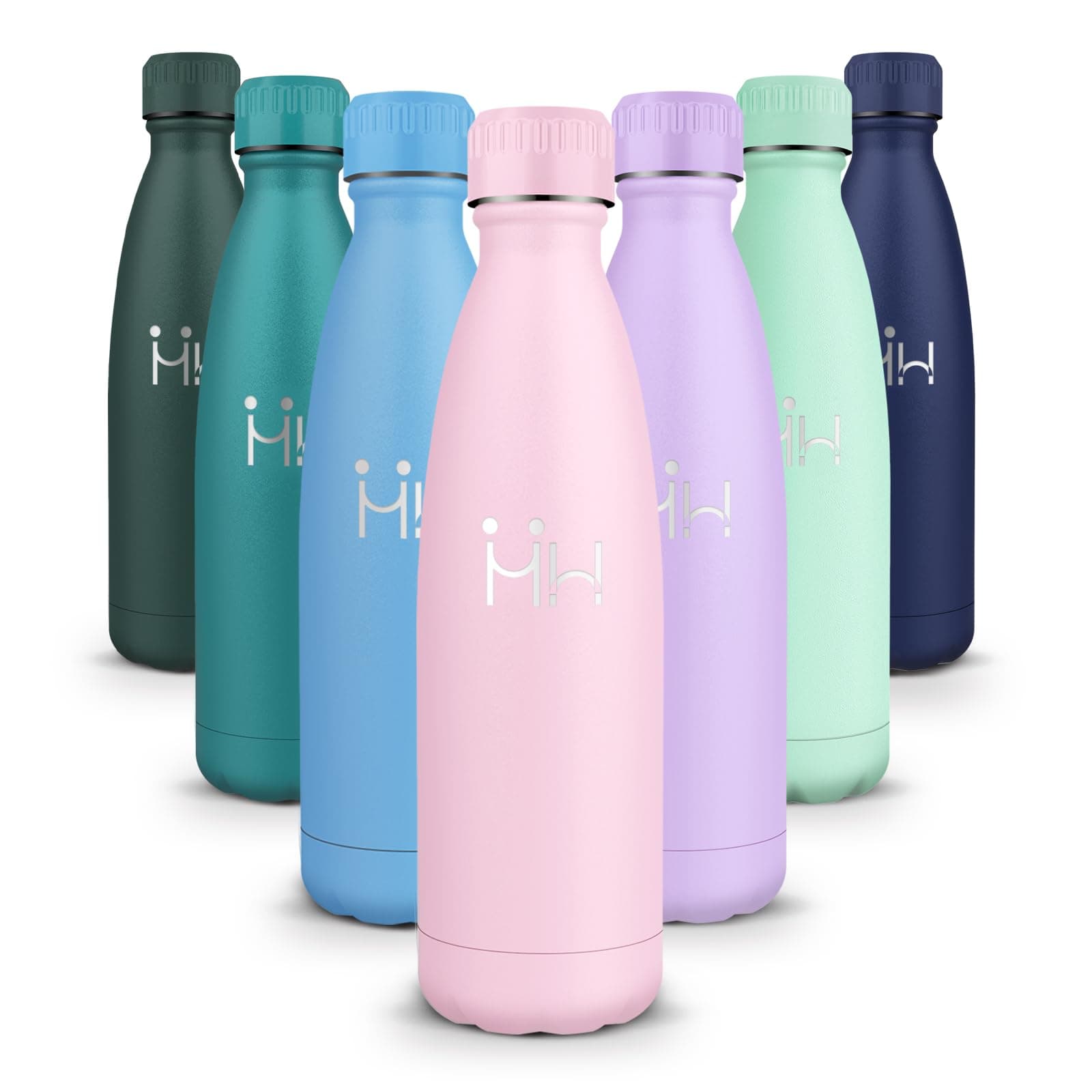 Bouteille Isotherme Gourde 500ML Inox Réutilisable - Bureau École Sport