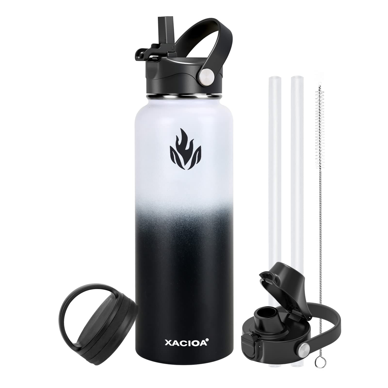 Gourde isotherme XACIOA 1,2L femme voyage anti-fuite chaud et froid
