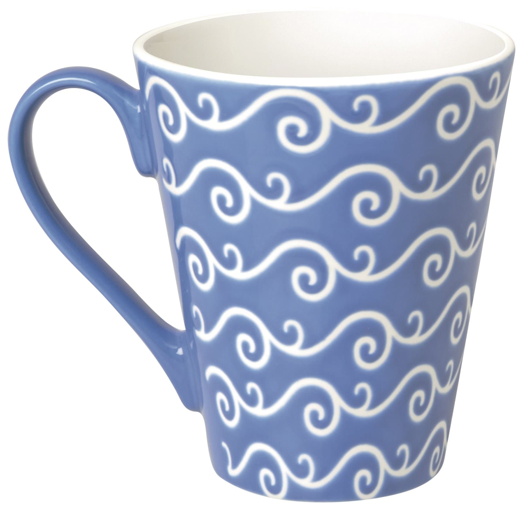 Mug Excelsa Etnika Porcelaine 275 ML Bleu Clair Famille Élégante Café