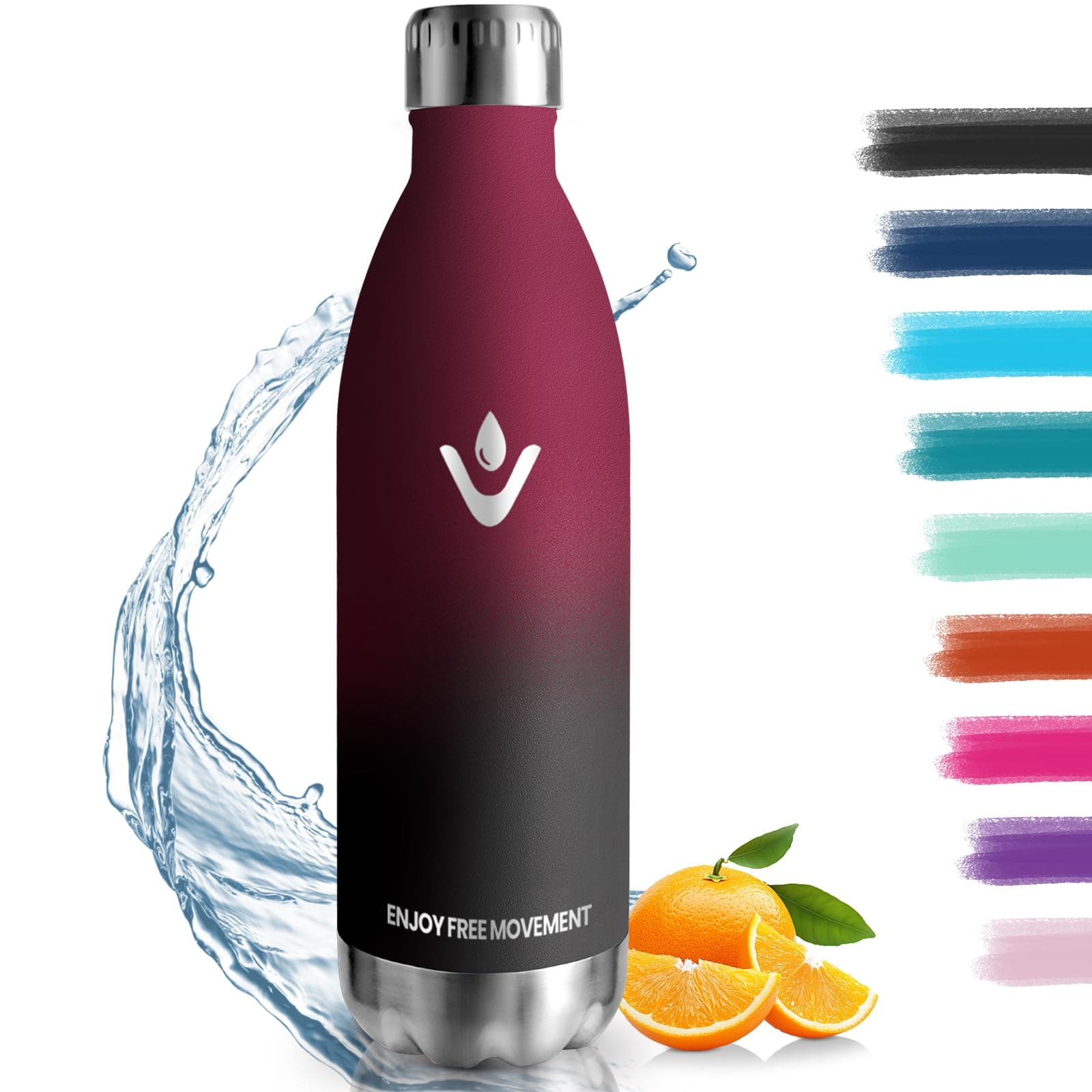 Gourde Isotherme Inox 1000ML pour Boissons Chaudes et Froides - Bouteille Double Mur Étanche Sans BPA