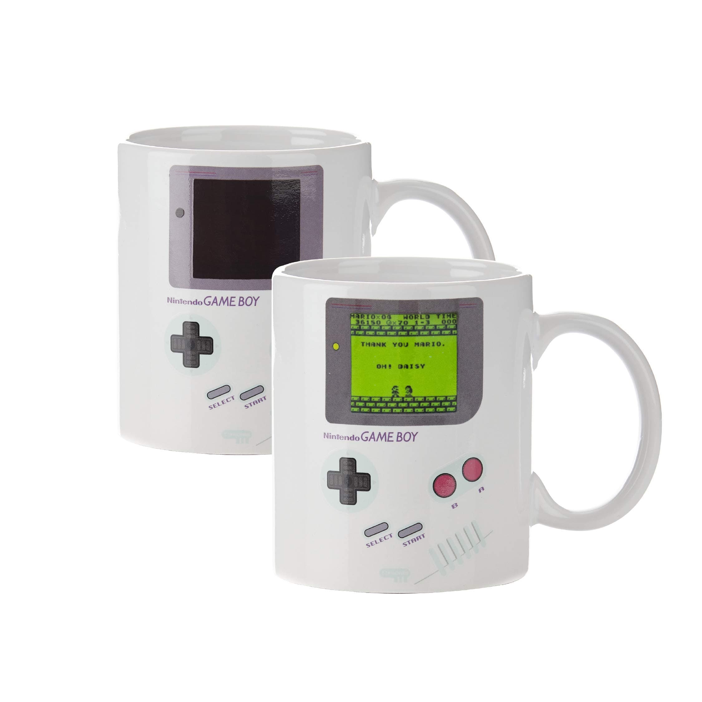 Tasse Changeante de Chaleur Gameboy - Cadeau Officiel pour Gamers et Nerds, 290ml (10 fl oz), Noir
